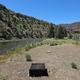 This photo depicts a typical campsite at Big Bend Campground.