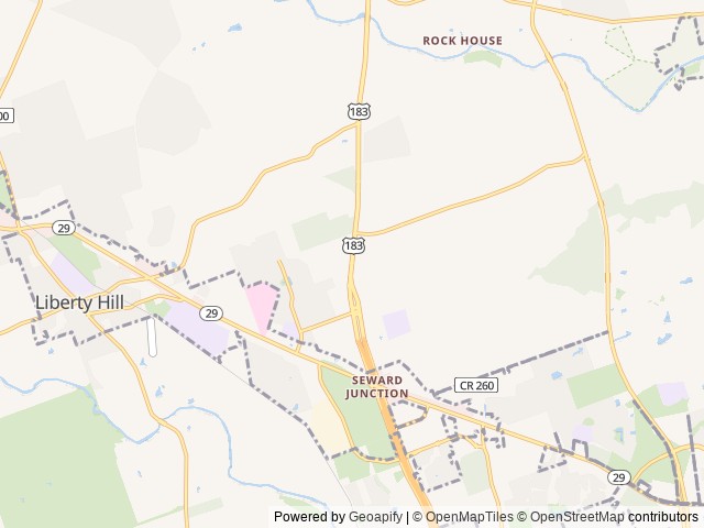 Map for San Antonio Stroll 26' BH Fully Stocked near Liberty Hill, TX