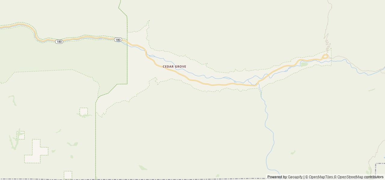 Map of Moraine Campground (CA) location at Three Rivers, CA, United States