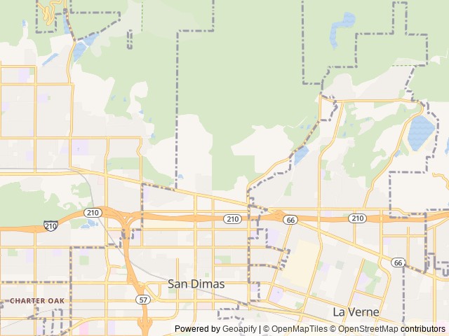 Map for $99/NIGHT 2021 Forest River 26DBUD Sleeps 10 near San Dimas, CA