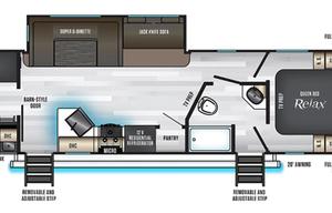 2020 Forest River RV Cherokee Alpha Wolf 29QB-L RV rental photo 2