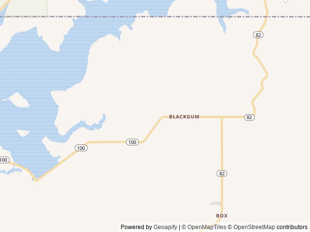Map of Dantzyn RV Park location at Vian, OK, United States