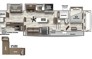 2024 Forest River RV Sabre 38DBL