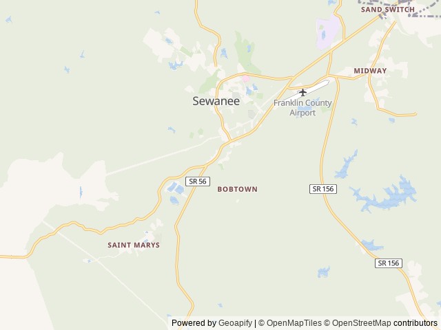 Map for 2026 Transcend One 131DL near Sewanee, TN