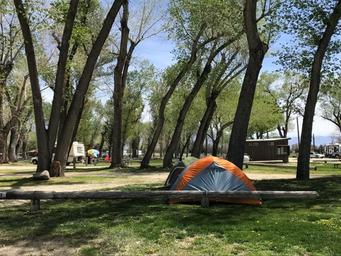 Browns Campground Bishop CA