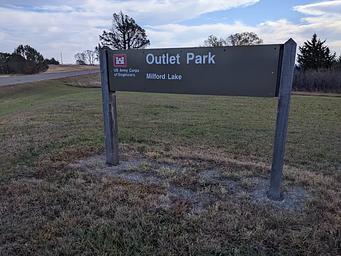 Outlet Park Entrance Sign