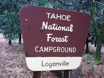 Loganville Campground Entrance Sign