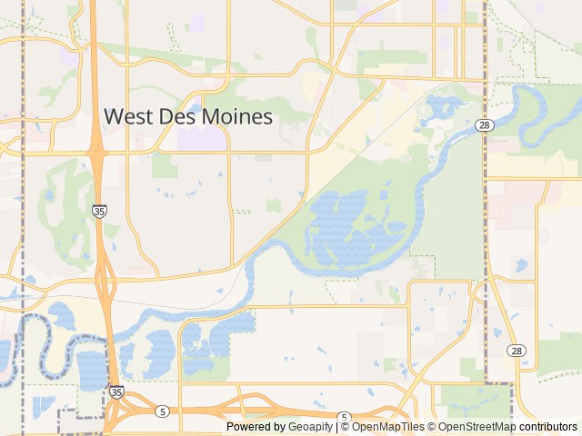 Map for 2023 inTech Flyer Pursue near West Des Moines, IA
