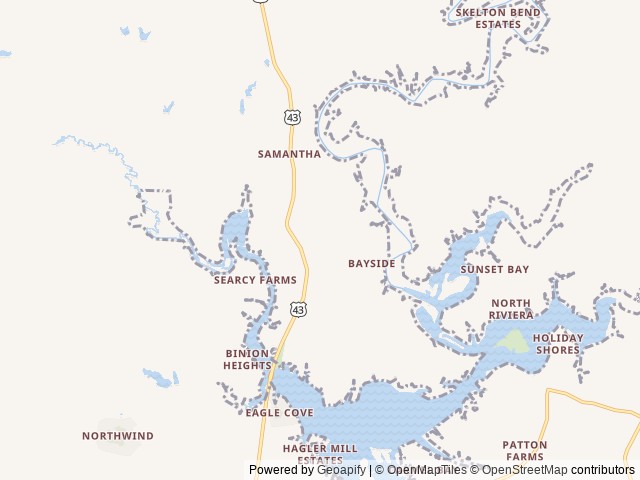 Map for 2011 Keystone RV Summerland 2570RL near Northport, AL