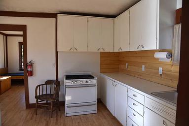 Interior of Paddy Flat Guard Station Cabin East - kitchen area