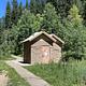 On-site vault toilets.