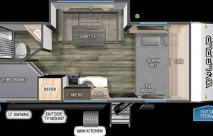 2025 Cherokee Wolf Pup Black Label 17JWBL RV rental photo 10