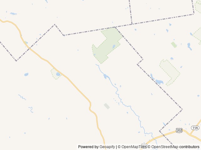 Map of Potter’s Place location at Lebanon, ME, United States