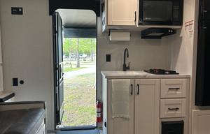 Cute little Murphy bed and bunk house