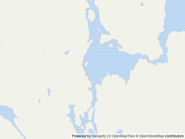 Map of Barnes Lake Cabin location at Thorne Bay, AK, United States