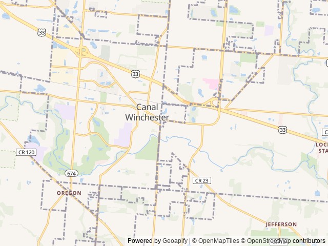 Map for 2018 Jayco Redhawk 26XD near Canal Winchester, OH