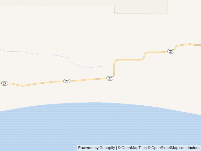 Map of Cameron RV Park location at Cameron, LA, United States
