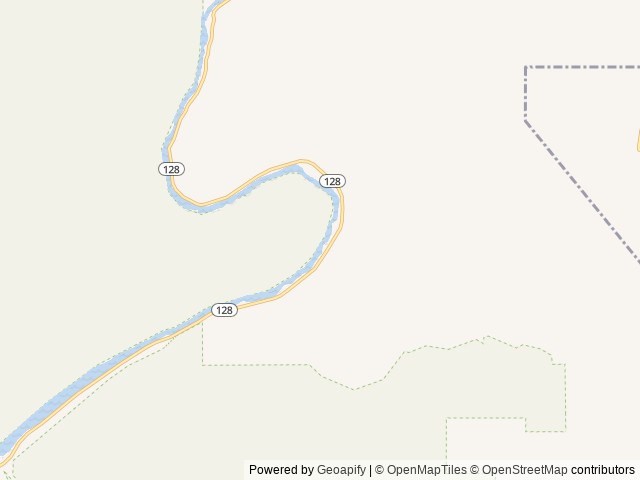 Map of Hal Canyon Campground location at Moab, UT, United States