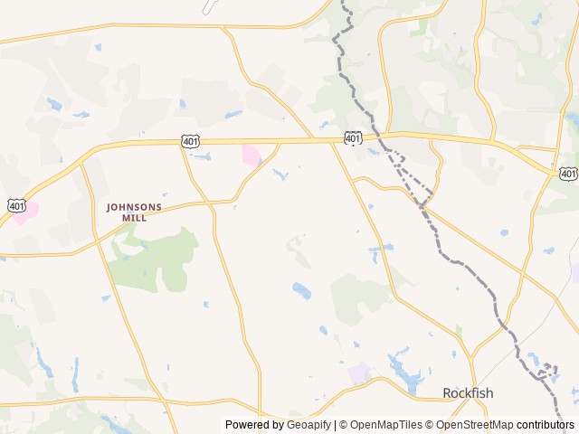 Map for 2022 Wildwood X-Lite 261BHXL near Raeford, NC