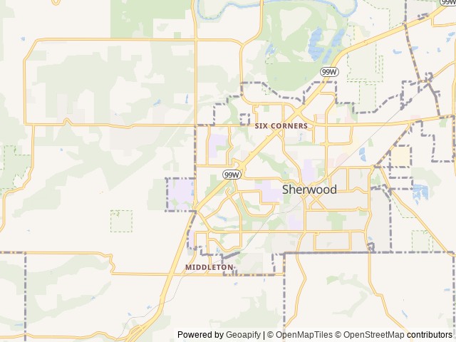 Map for Fun AND Games in a comfy towable land yacht! near Sherwood, WA