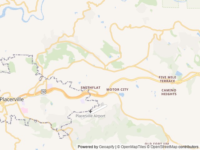 Map for "The Dude" 2017 Winnebago - Minnie Winnie 31G near Placerville, CA
