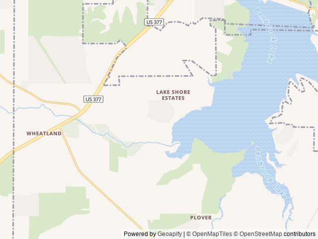 Map of Holiday (Texas) location at Fort Worth, TX, United States