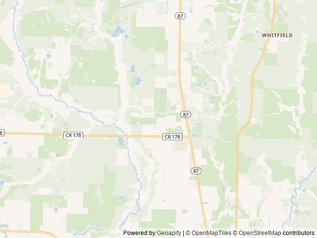 Map of Sunburst RV Resort location at Milton, FL, United States