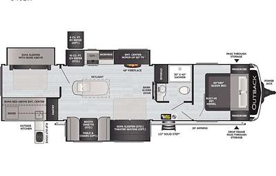 Family Bunkhouse w/ Outdoor Kitchen & Delivery