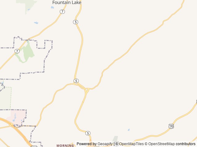 Map of Hot Springs Off-Road Park location at Hot Springs, AR, United States