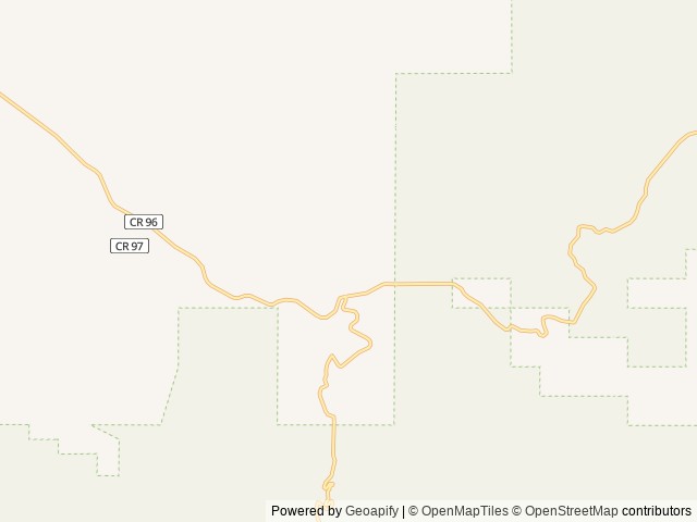 Map of Rock Castle Camping Area location at Moab, UT, United States