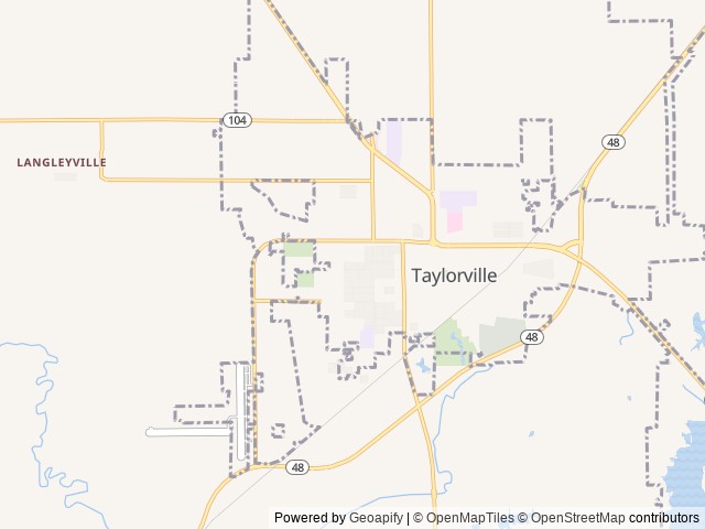 Map for 2024 Cherokee 294GEB near Taylorville, MO