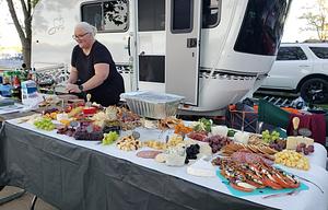 Modern RV w Panoramic Window & Outdoor Kitchen