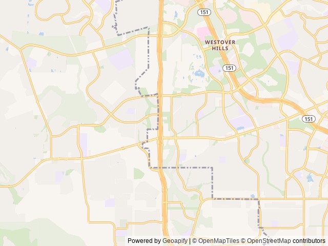 Map of Sun Retreats San Antonio West location at San Antonio, TX, United States