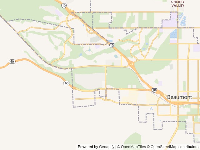 Map for Love to Glamp Fifthwheel Experience! near Beaumont, CA