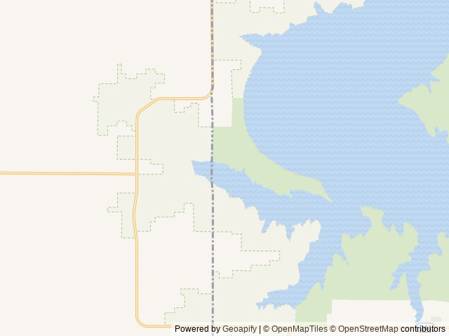 Map of Curtis Creek location at Junction City, KS, United States