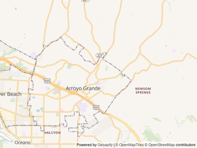 Map for 2011 Heartland Caliber 325 OKBH near Arroyo Grande, CA