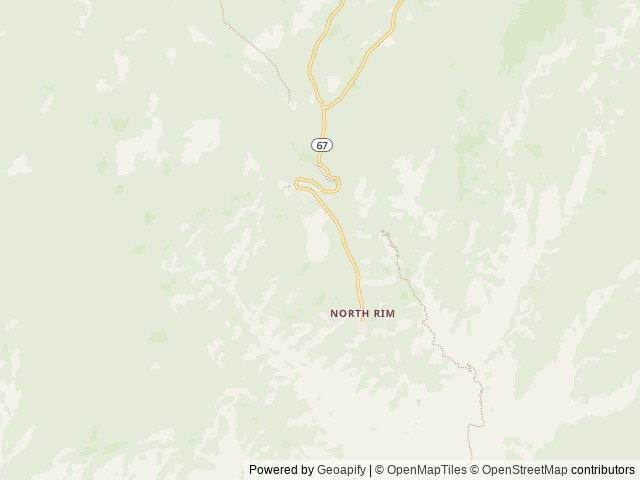 Map of North Rim Campground (AZ) location at North Rim, AZ, United States