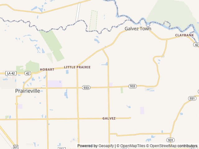 Map for 2023 Coleman The Americana LE Series Cheyenne near Prairieville, LA