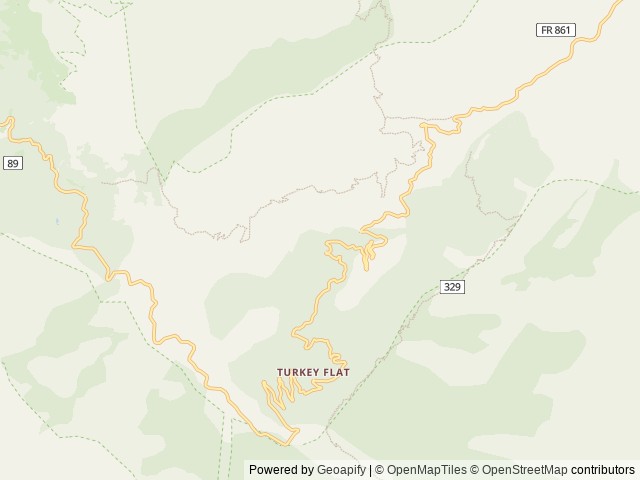 Map of Upper Arcadia location at Safford, AZ, United States