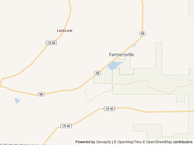 Map of Red Fox Ridge Campground location at Franklinville, NY, United States