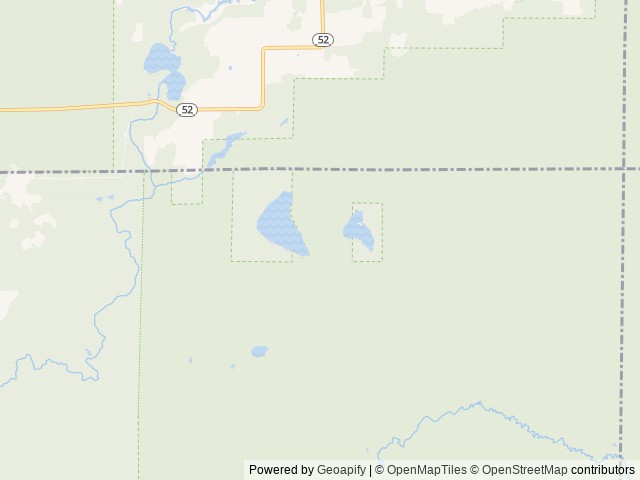 Map of ADA Lake Campground location at Laona, WI, United States