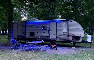 Fun Semi Modern Travel Trailer