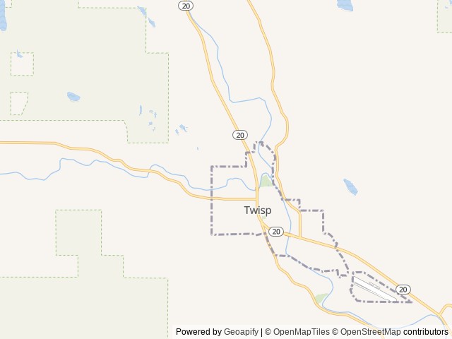 Map for 2022 Forest River RV No Boundaries NB16.6 near Twisp, WA