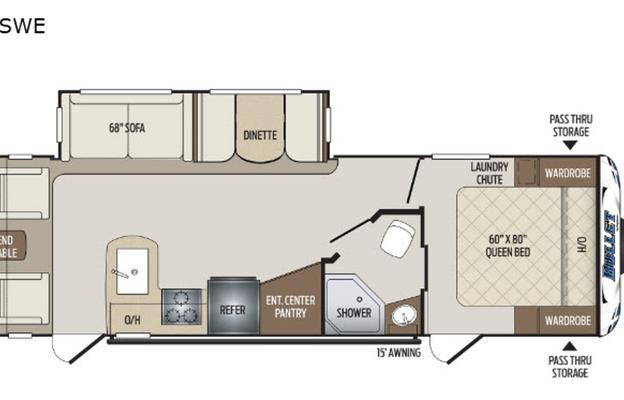 2020 Keystone RV Bullet 269RLSWE