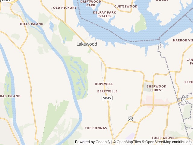 Map for 2019 JAYCO REDHAWK- GLAMPING HEAVEN! near Nashville, TN