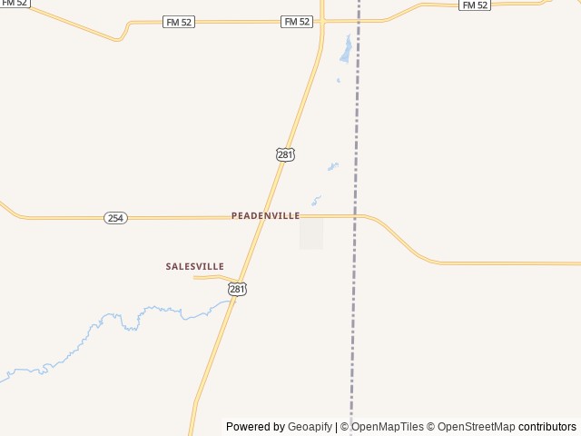 Map of Texas Rose RV Resort location at Mineral Wells, TX, United States