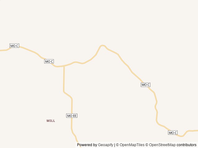 Map for Howard’s rolling retreat near Farmington, MO