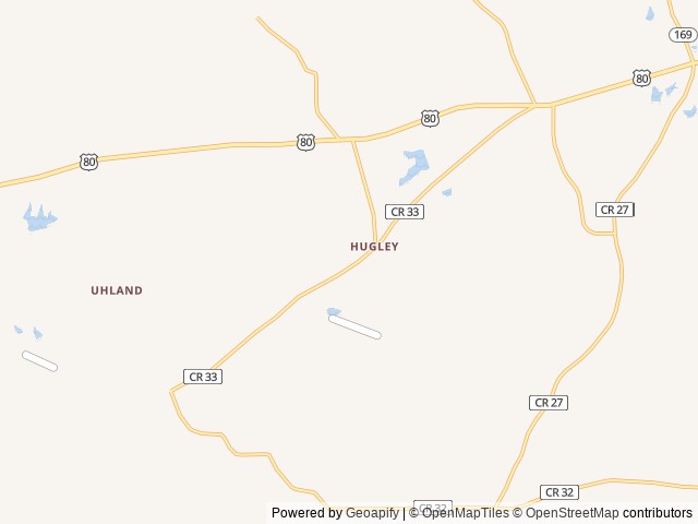 Map of Bama Bison Farm location at Opelika, AL, United States