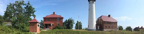 The Au Sable Light Station accessible from the Hurricane River Campground.