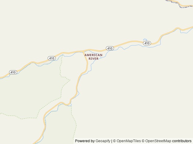 Map of Cedar Springs Campground (WA) location at Naches, WA, United States